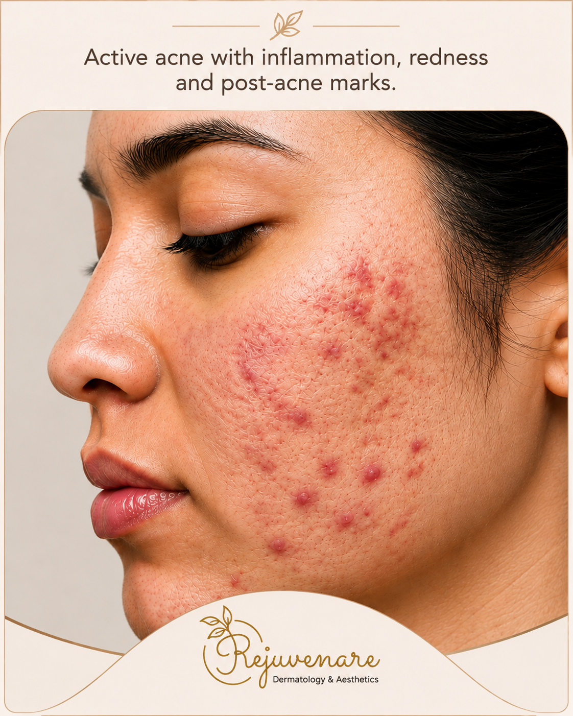 Acne treatment — before